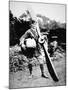 British Air Ace Albert Ball Holding Trophies from His 43rd Victory, c.1917-English Photographer-Mounted Photographic Print