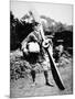 British Air Ace Albert Ball Holding Trophies from His 43rd Victory, c.1917-English Photographer-Mounted Photographic Print