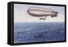 British Airship-null-Framed Stretched Canvas