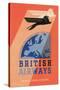 British Airways Travel Poster-null-Stretched Canvas