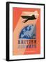 British Airways Travel Poster-null-Framed Art Print