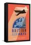 British Airways Travel Poster-null-Framed Stretched Canvas