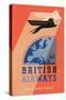British Airways Travel Poster-null-Stretched Canvas
