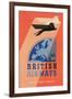 British Airways Travel Poster-null-Framed Art Print