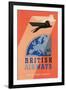 British Airways Travel Poster-null-Framed Art Print