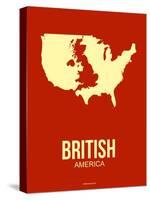 British America Poster 2-NaxArt-Stretched Canvas