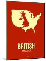 British America Poster 2-NaxArt-Mounted Art Print