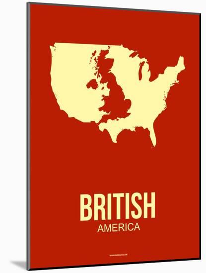 British America Poster 2-NaxArt-Mounted Art Print