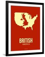 British America Poster 2-NaxArt-Framed Art Print