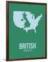 British America Poster 3-NaxArt-Framed Art Print