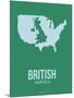 British America Poster 3-NaxArt-Mounted Art Print