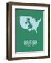 British America Poster 3-NaxArt-Framed Art Print