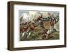 British and American Troops at the Battle of Bunker Hill During the American Revolutionary War-null-Framed Photographic Print