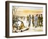 British and German Soldiers Hold a Christmas Truce During the Great War-Angus Mcbride-Framed Giclee Print