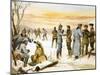 British and German Soldiers Hold a Christmas Truce During the Great War-Angus Mcbride-Mounted Giclee Print