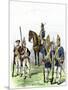 British and Hessian Soldiers in the American Revolution-null-Mounted Giclee Print
