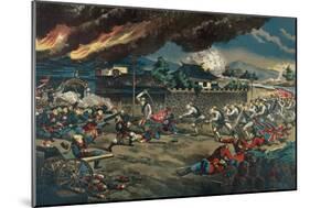 British and Japanese Infantry Engage the Boxers-null-Mounted Art Print