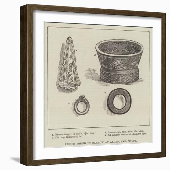 British Antiquities in Wiltshire-null-Framed Giclee Print