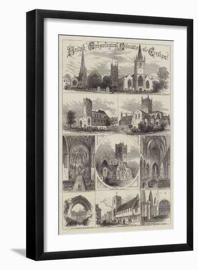 British Archaeological Association at Evesham-null-Framed Giclee Print