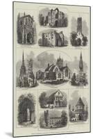 British Archaeological Association at Wisbech, Sketches of Places in the Neighbourhood-null-Mounted Giclee Print