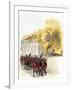 British Army Burning the White House in 1814 during the War of 1812-null-Framed Giclee Print