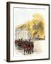 British Army Burning the White House in 1814 during the War of 1812-null-Framed Giclee Print