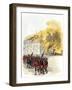 British Army Burning the White House in 1814 during the War of 1812-null-Framed Giclee Print