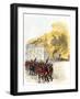 British Army Burning the White House in 1814 during the War of 1812-null-Framed Giclee Print