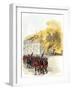 British Army Burning the White House in 1814 during the War of 1812-null-Framed Giclee Print