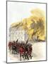 British Army Burning the White House in 1814 during the War of 1812-null-Mounted Giclee Print