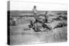 British Army C Company Cooking, Mesopotamia, Wwi, 1918-null-Stretched Canvas