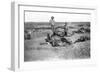 British Army C Company Cooking, Mesopotamia, Wwi, 1918-null-Framed Giclee Print