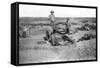 British Army C Company Cooking, Mesopotamia, Wwi, 1918-null-Framed Stretched Canvas