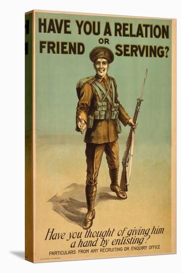 British Army Recruitment Poster-null-Stretched Canvas