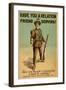 British Army Recruitment Poster-null-Framed Art Print