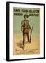 British Army Recruitment Poster-null-Framed Art Print