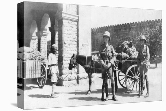 British Army Transport, Agra, India, 1916-1917-null-Stretched Canvas