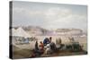 British Army under Canvas at Roree on the Indus, First Anglo-Afghan War, 1838-1842-James Atkinson-Stretched Canvas