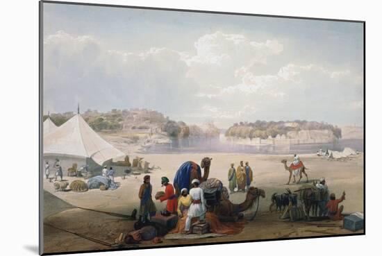 British Army under Canvas at Roree on the Indus, First Anglo-Afghan War, 1838-1842-James Atkinson-Mounted Giclee Print