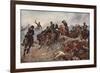 British Artillery Entering Enemy Lines at Tel El-Kebir, 1882-John Charlton-Framed Giclee Print