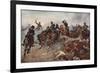 British Artillery Entering Enemy Lines at Tel El-Kebir, 1882-John Charlton-Framed Giclee Print