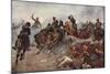 British Artillery Entering Enemy Lines at Tel El-Kebir, 1882-John Charlton-Mounted Giclee Print