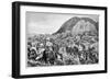 British Artillery Going to the Attack on Spion Kop, 2nd Boer War, 24 January 1900-Richard Caton Woodville II-Framed Giclee Print