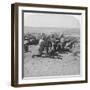 British Artillery in Action, South Africa, 2nd Boer War, 6 February 1900-Underwood & Underwood-Framed Giclee Print