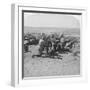 British Artillery in Action, South Africa, 2nd Boer War, 6 February 1900-Underwood & Underwood-Framed Giclee Print