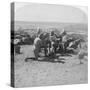 British Artillery in Action, South Africa, 2nd Boer War, 6 February 1900-Underwood & Underwood-Stretched Canvas