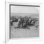 British Artillery in Action, South Africa, 2nd Boer War, 6 February 1900-Underwood & Underwood-Framed Giclee Print