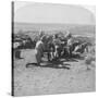 British Artillery in Action, South Africa, 2nd Boer War, 6 February 1900-Underwood & Underwood-Stretched Canvas