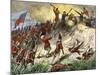 British Assault on the American Position Atop Breed's Hill, Battle of Bunker Hill, c.1775-null-Mounted Giclee Print