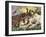 British Assault on the American Position Atop Breed's Hill, Battle of Bunker Hill, c.1775-null-Framed Giclee Print